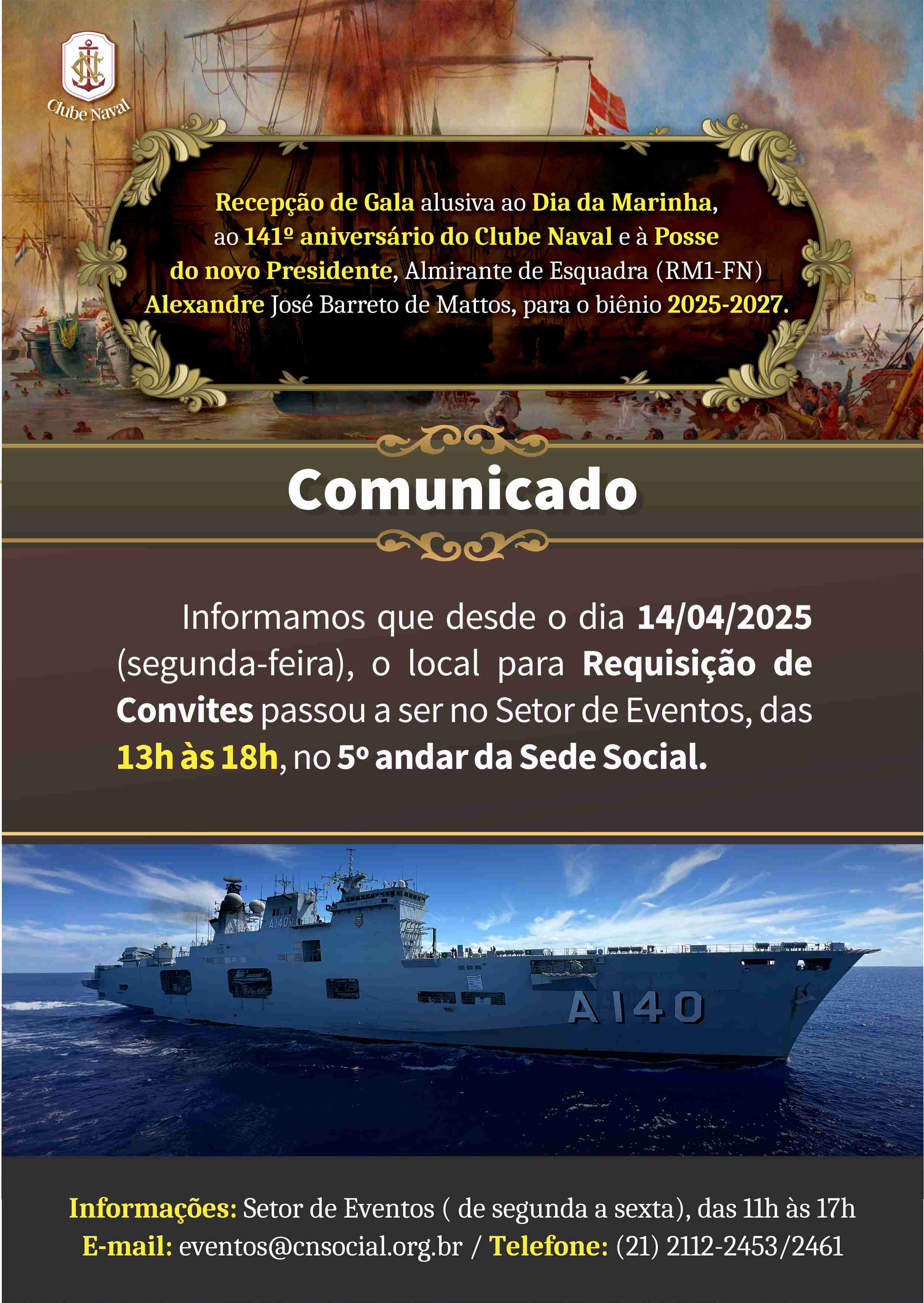 requisição de convites