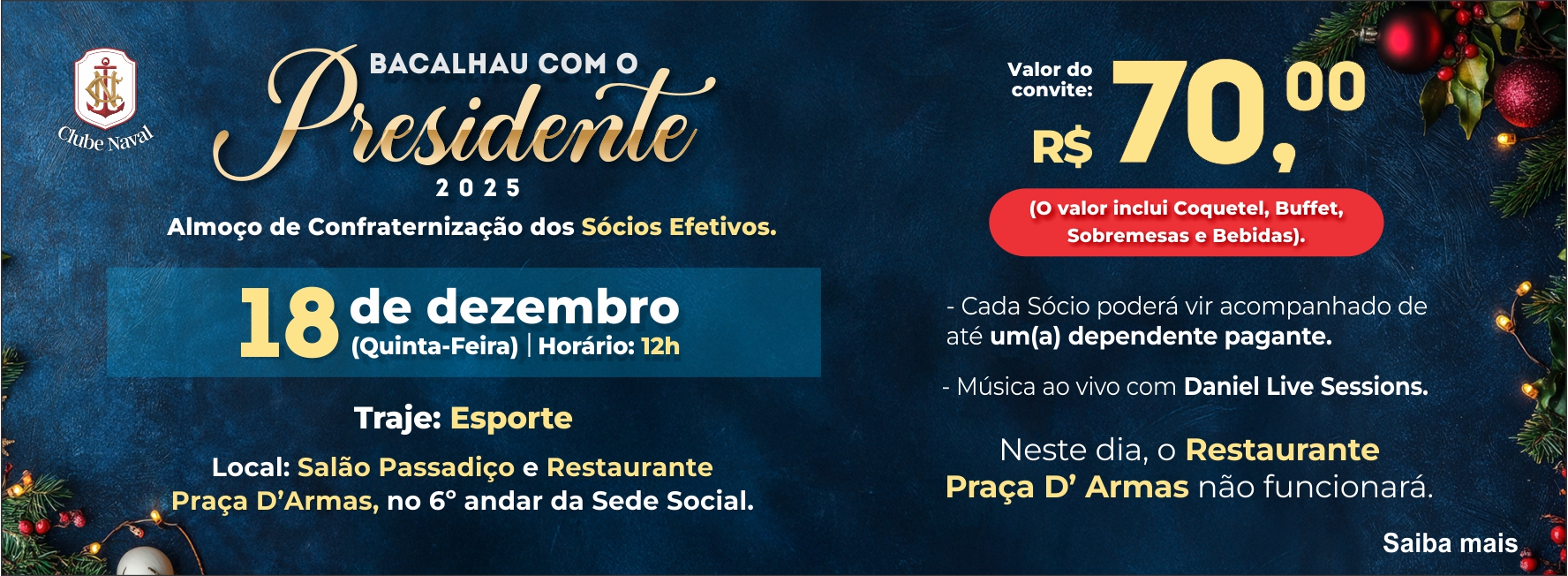 Bacalhau com o Presidente 2025