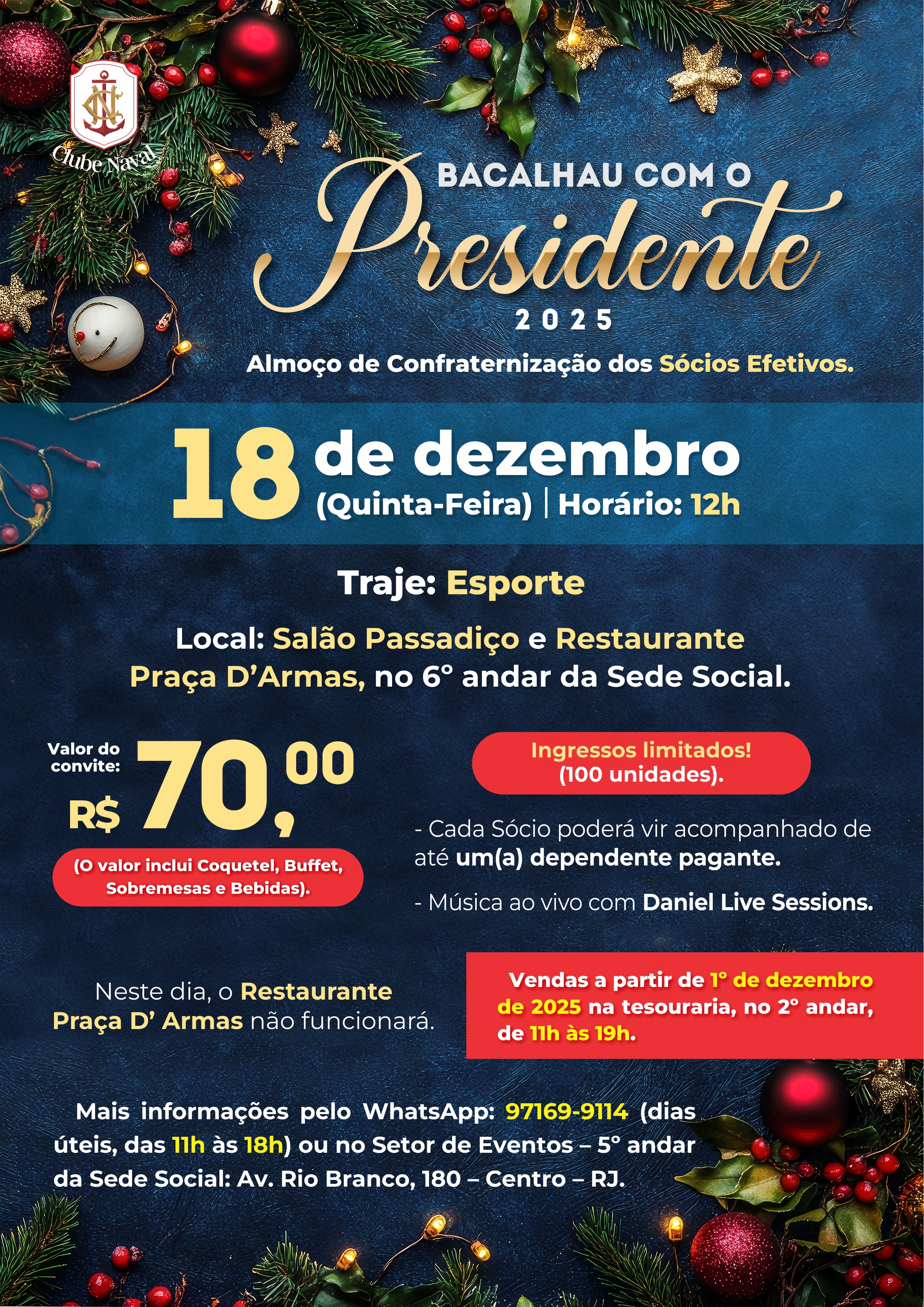 Bacalhau com o Presidente 2025