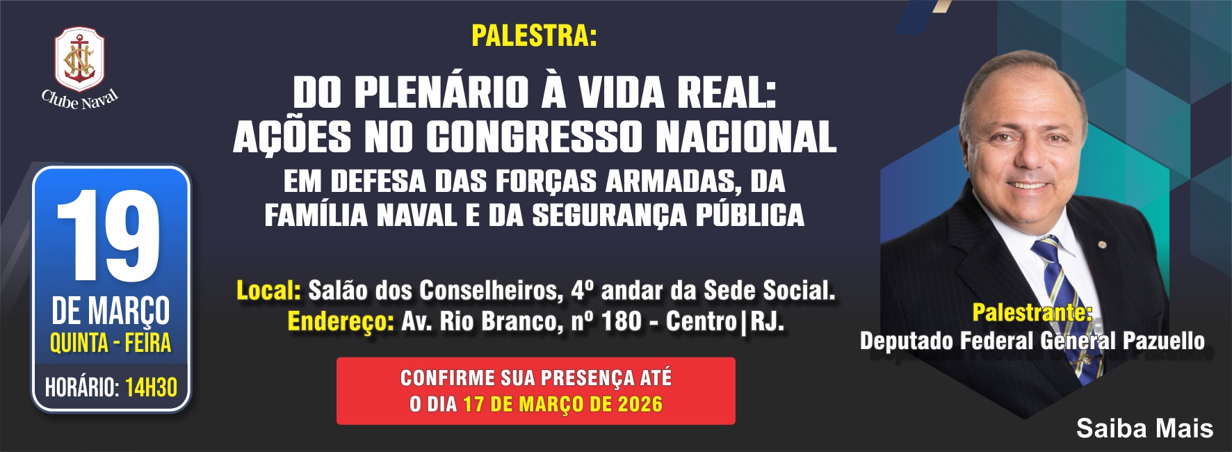Banner do Plenário à Vida Real