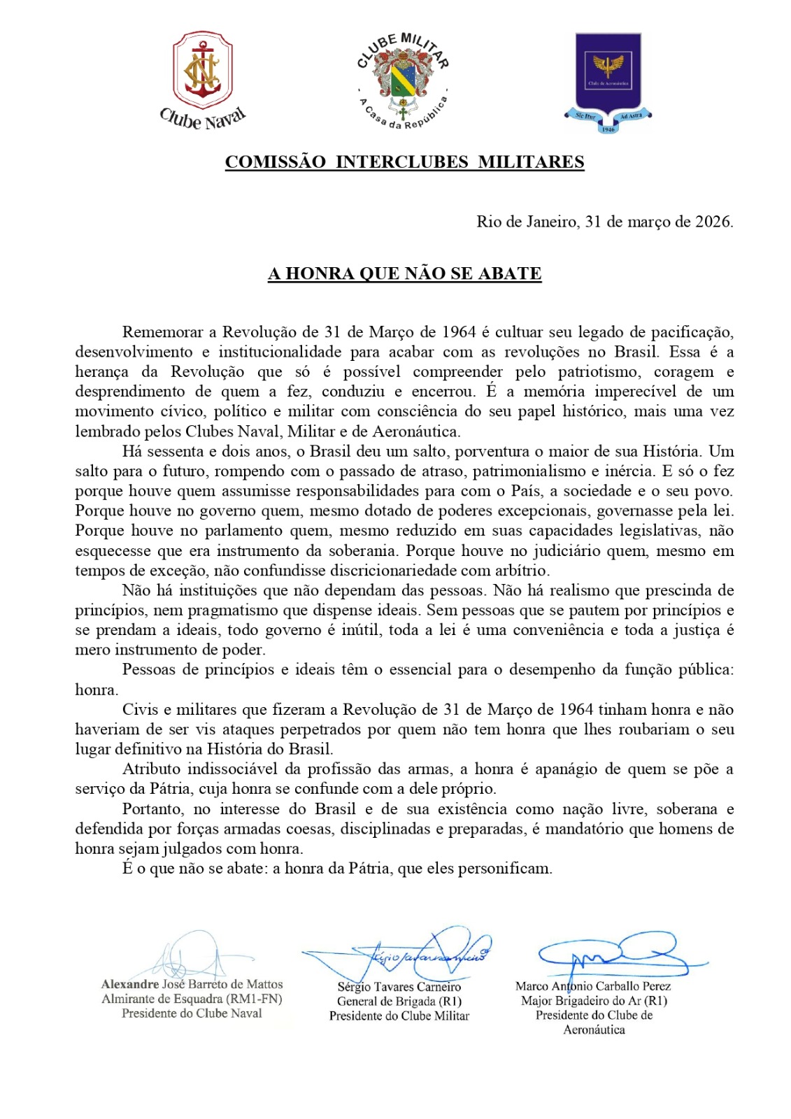 Comissão Interclubes Militares