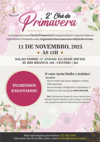 2º Chá de primavera
